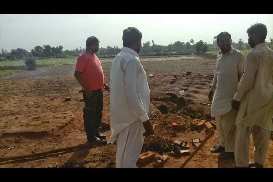 The site where the Christian couple were lynched at a brick factory in Pakistan's Punjab province in November 2014. Photo courtesy of Legal Evangelical Association Development.