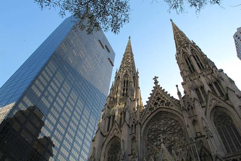 St. Patrick's Cathedral in New York City. Credit: Richard Trois via Flickr (CC BY-NC 2.0).