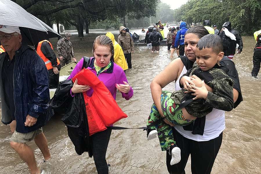 Hurricane Harvey victims (Credit: Florida Fish and Wildlife via Flickr/CC BY NC ND 2.0/CNA)