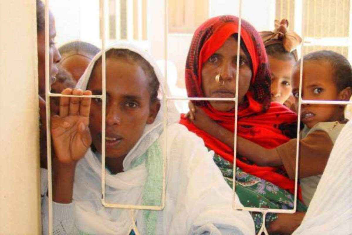 Catholics outside Asmara, Eritrea in March 2007. (Aid to the Church in Need)
