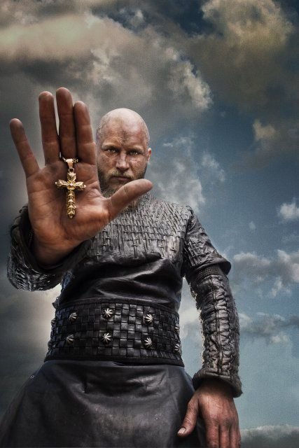 Travis Fimmel as Ragnar Lothbrok in the History Channel series "Vikings".