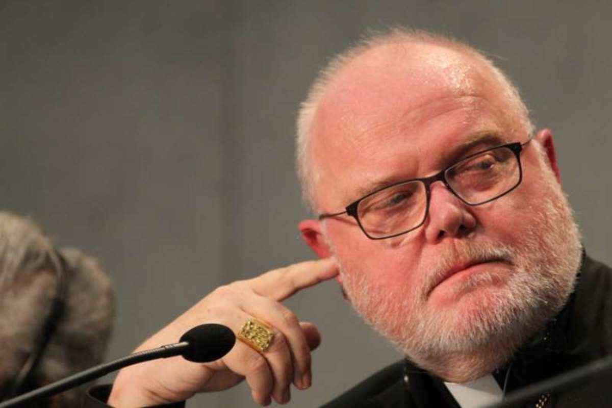 Cardinal Reinhard Marx at the Vatican Press Office on Oct. 17, 2014. (Bohumil Petrik/CNA)