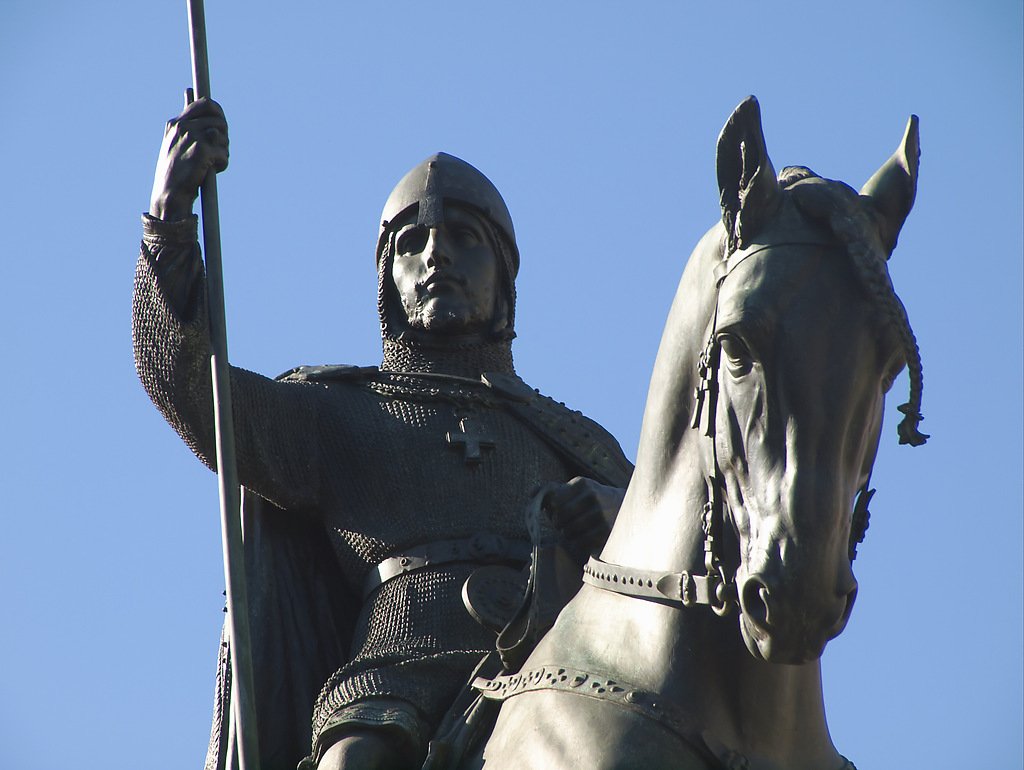 A statue of St. Wenceslas. (Flickr)