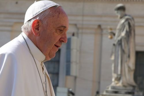 Pope Francis in St. Peter's Square
