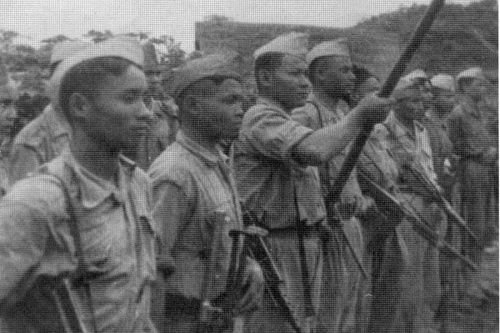 Guerilla fighters of the Pathet Lao