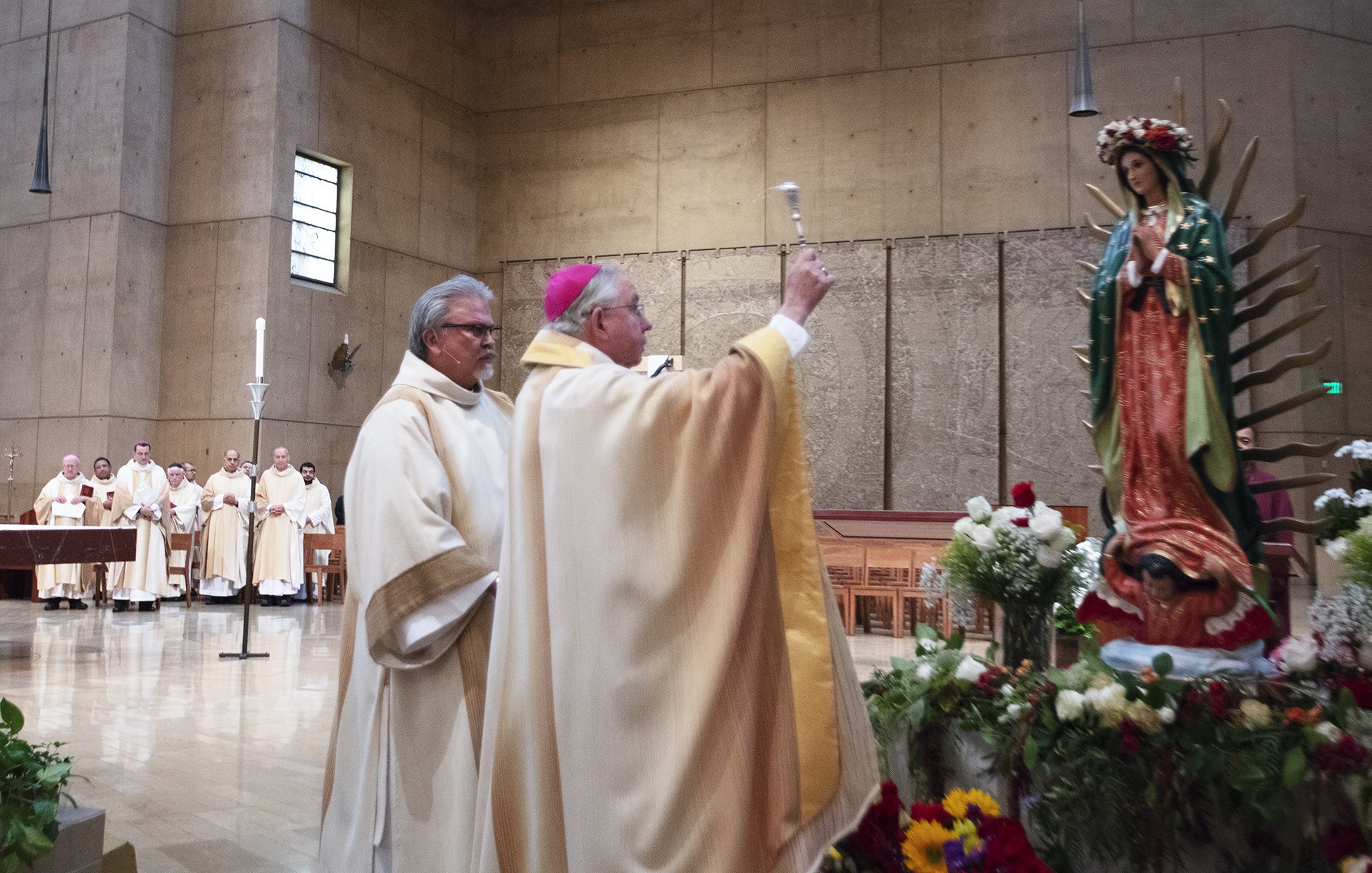 Archbishop Gomez celebrates Mass on the new feast of Mary