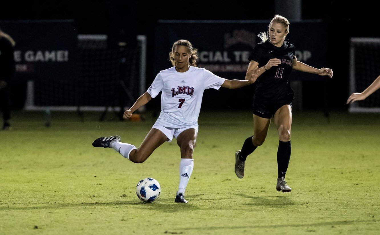 Simone Handy scored the lone goal in LMU’s 1-0 win over Seattle Sept. 26. (LMU Athletics)