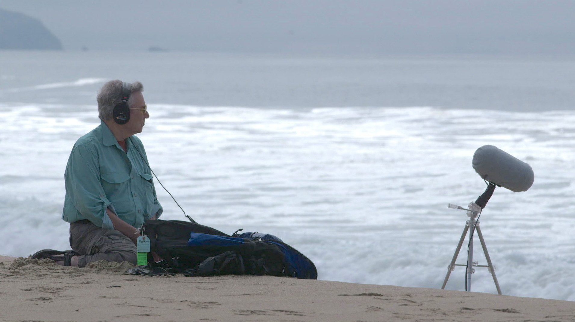 Bernie Krause recording at Point Reyes. (COURTESY OF "MAKING WAVES")