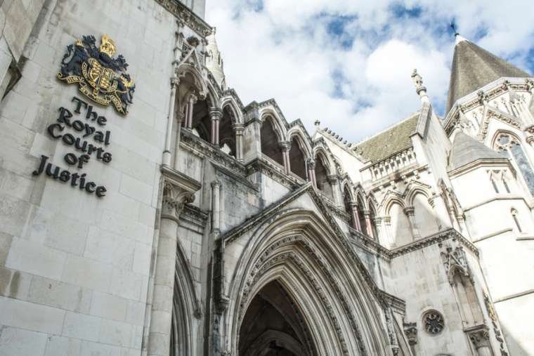 The Royal Courts of Justice in London. (Will Barton/Shutterstock via CNA)