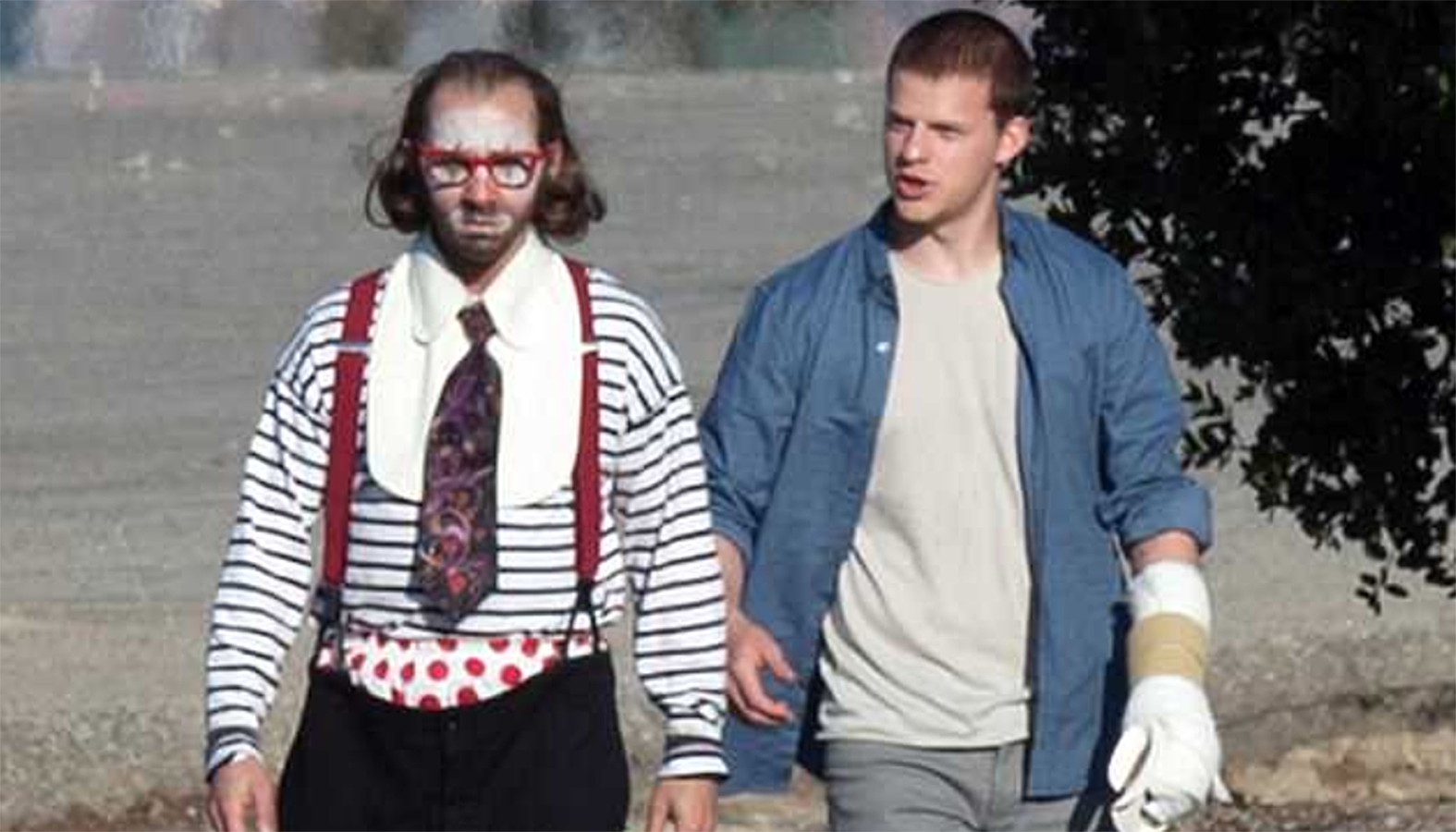 Shia LaBeouf and Lucas Hedges in "Honey Boy." (IMDB)