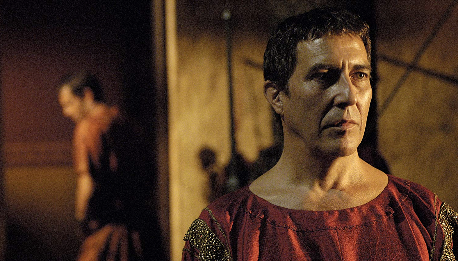 Ciarán Hinds as Julius Caesar in season one of HBO's "Rome." (IMDB)