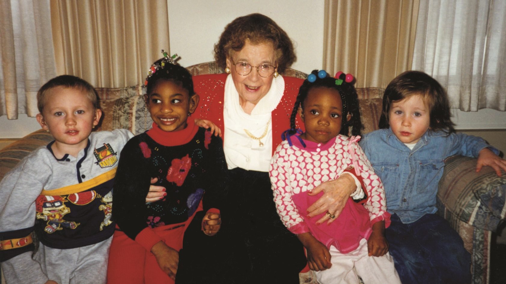 Gertrude Barber is pictured with children in an undated photo in Erie, Pa. Bishop Lawrence T. Persico of Erie announced Dec. 17, 2019, the opening of the canonization cause for Barber, founder of what is now called the Barber National Institute for adults and children with intellectual disabilities and behavioral health challenges. (CNS photo/courtesy Barber National Institute)