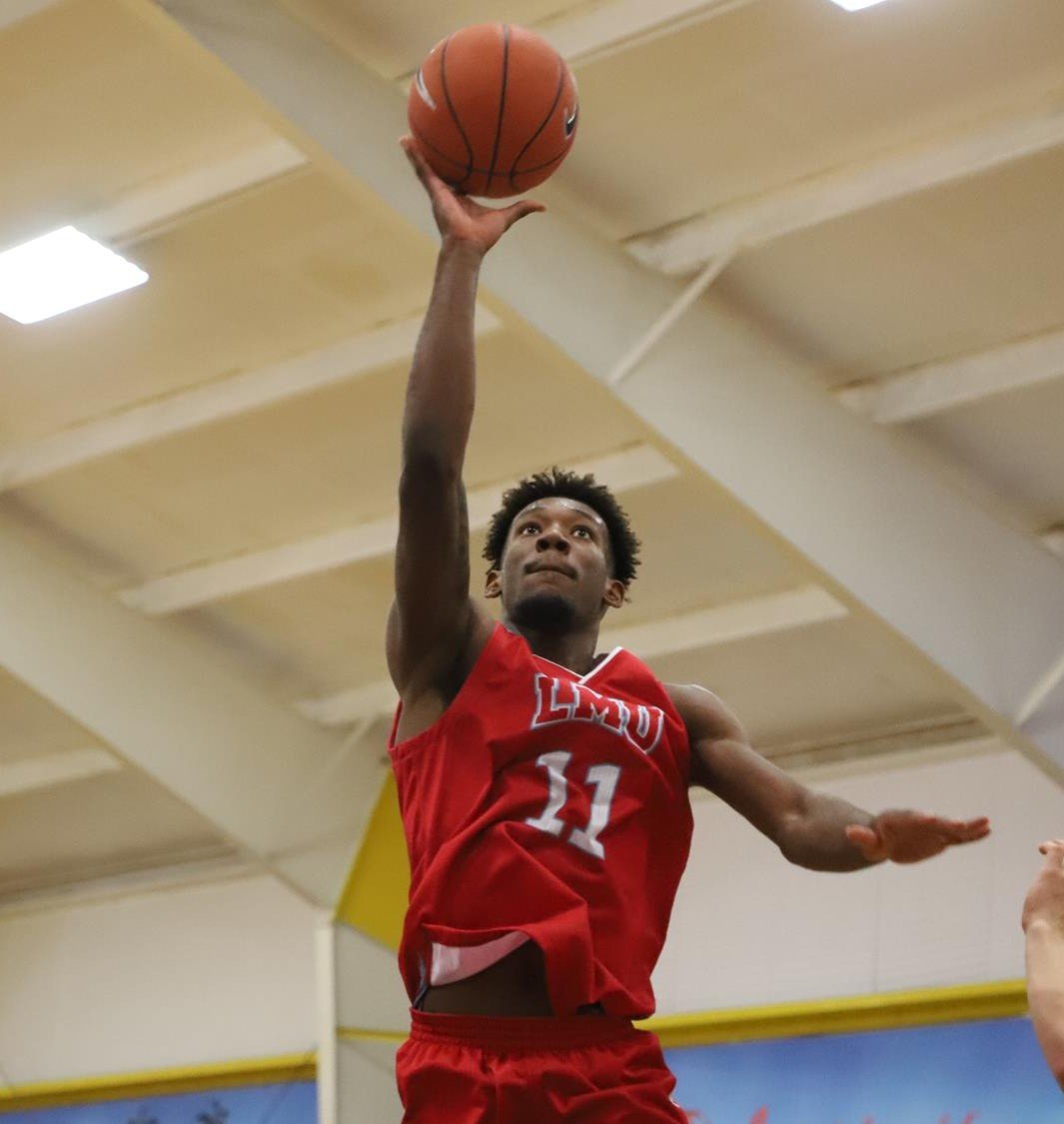 Junior forward Parker Dortch scored 17 points in LMU’s 61-51 win over Southern Utah Dec. 1. (LMU Athletics)
