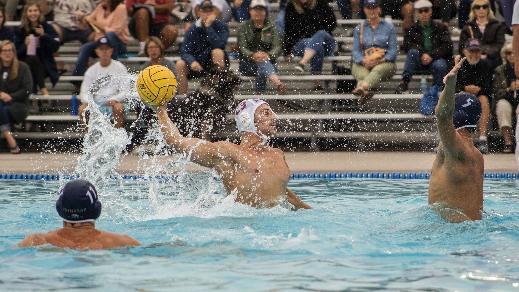 With more than 80 goals in 2019, LMU sophomore Blazo Mitrovic is the WWPA Player of the Year. (LMU Athletics)