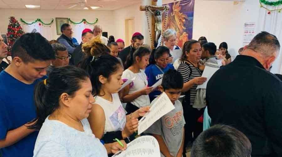 Posadas celebration at a Mexican migrant center in Matamoros. (Diocese of Matamoros via CNA)