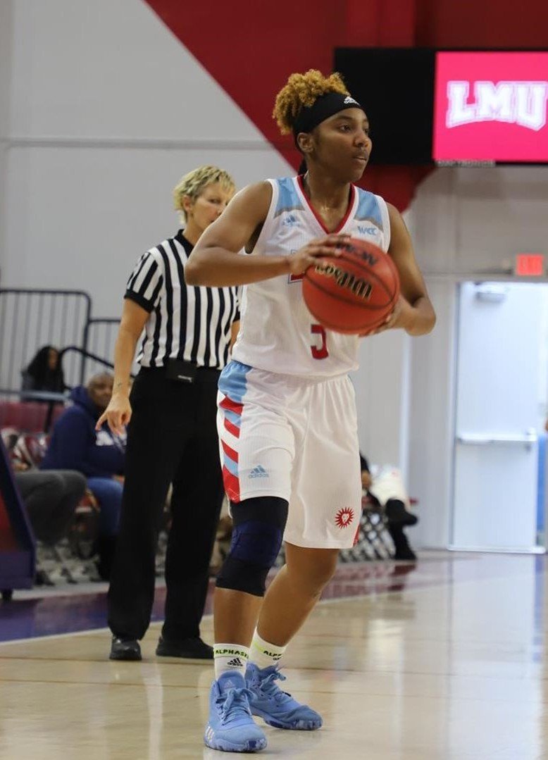 Chelsey Gipson scored 49 points in LMU’s two losses last week in Northern California. (LMU Athletics)