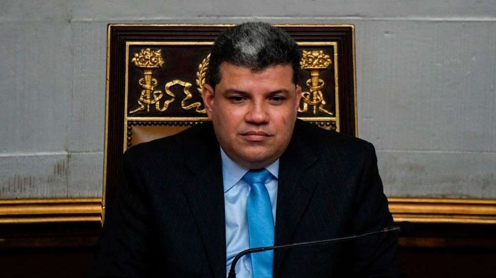 Venezuela's opposition lawmaker and self-proclaimed parliament speaker Luis Parra attends a session at the National Assembly in Caracas, Jan. 7, 2020. (Federico Parra/AFP/Getty Images via CNA)
