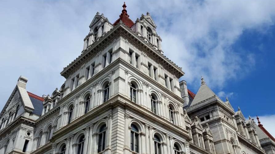 New York state capitol, Albany. (Nina Alizada/Shutterstock via CNA)