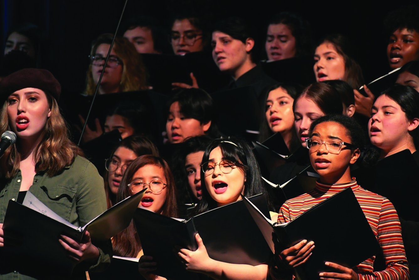 Students and Los Angeles Master Chorale singers will perform the world premiere of "Requiem: This Earth, Our Home" on February 28th and 29th at Van Nuys High School. (Los Angeles Master Chorale)