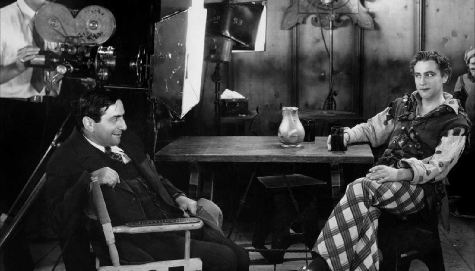 Ernst Lubitsch and John Barrymore in "Eternal Love," 1929. (IMDB)
