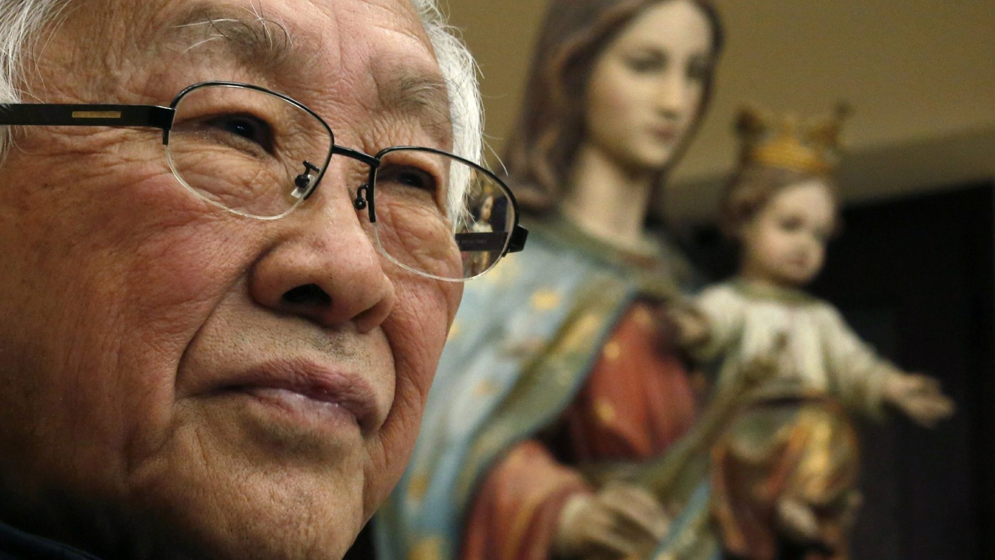Cardinal Joseph Zen, retired archbishop of Hong Kong, attends a news conference in Hong Kong. (Bobby Yip/Reuters via Catholic News Service)