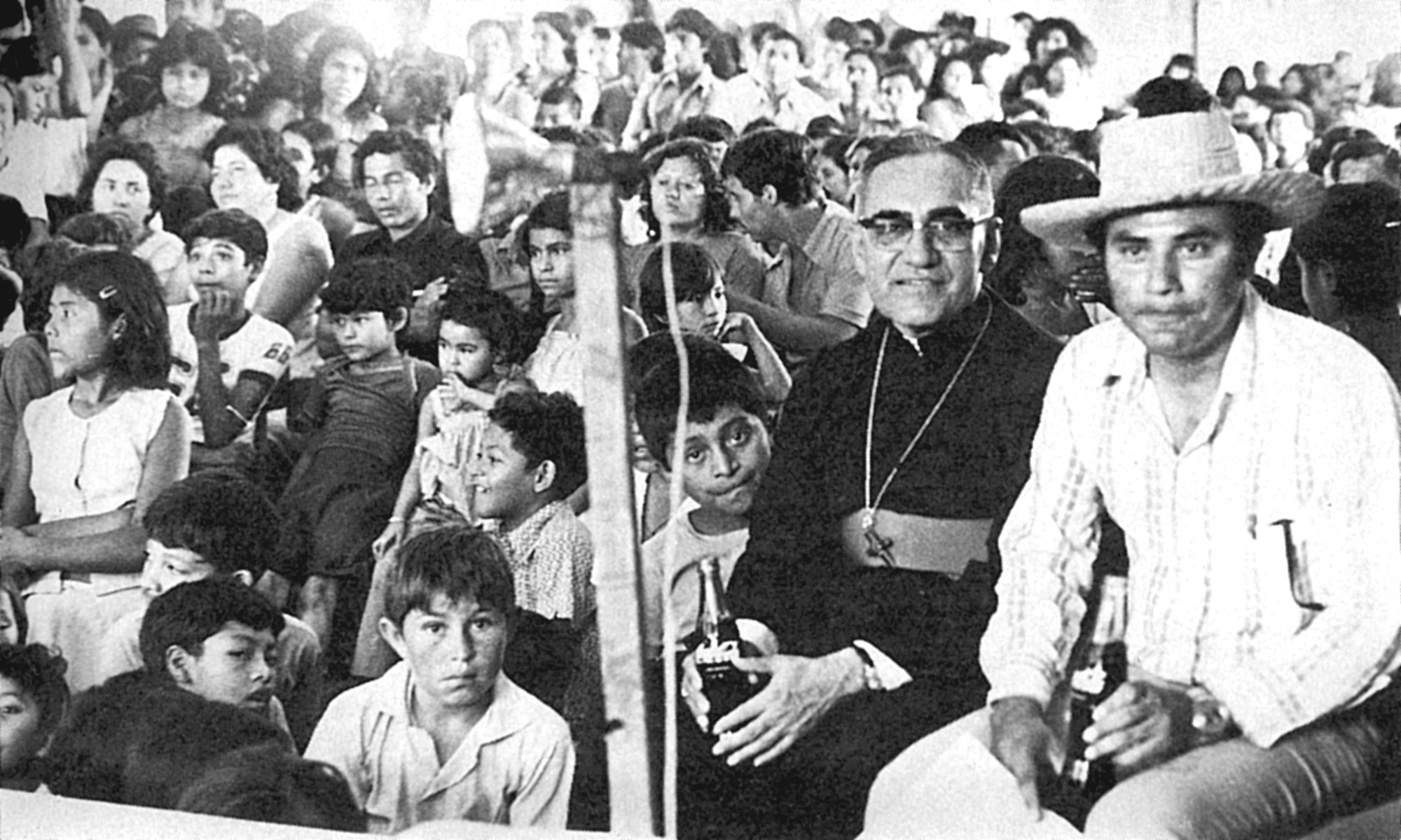 St. Oscar Romero is pictured in an undated photo in San Salvador, El Salvador. (CNS photo/Equipo Maiz, courtesy CAFOD, Just One World)