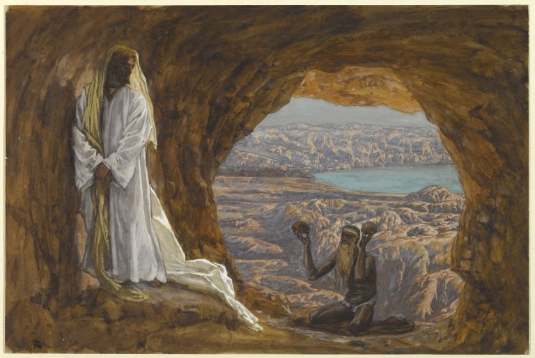 “Jesus Tempted in the Wilderness,” by James Tissot, Brooklyn Museum. (Wikipedia)