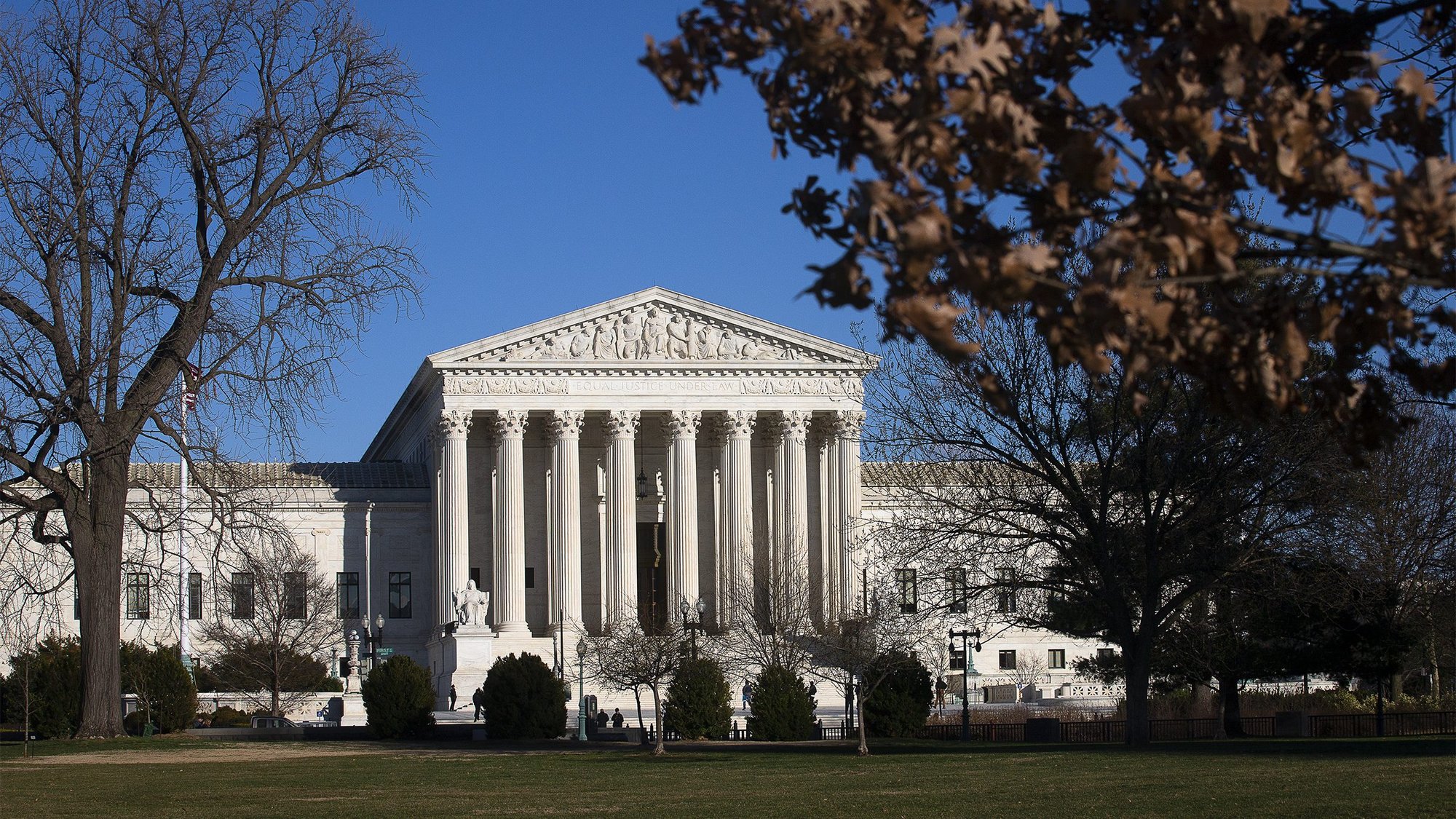 The U.S. Supreme Court is seen in Washington Feb. 27, 2020. Because of the coronavirus pandemic, cases like Catholic schools, and Little Sisters of the Poor have been postponed. (CNS photo/Tyler Orsburn)
