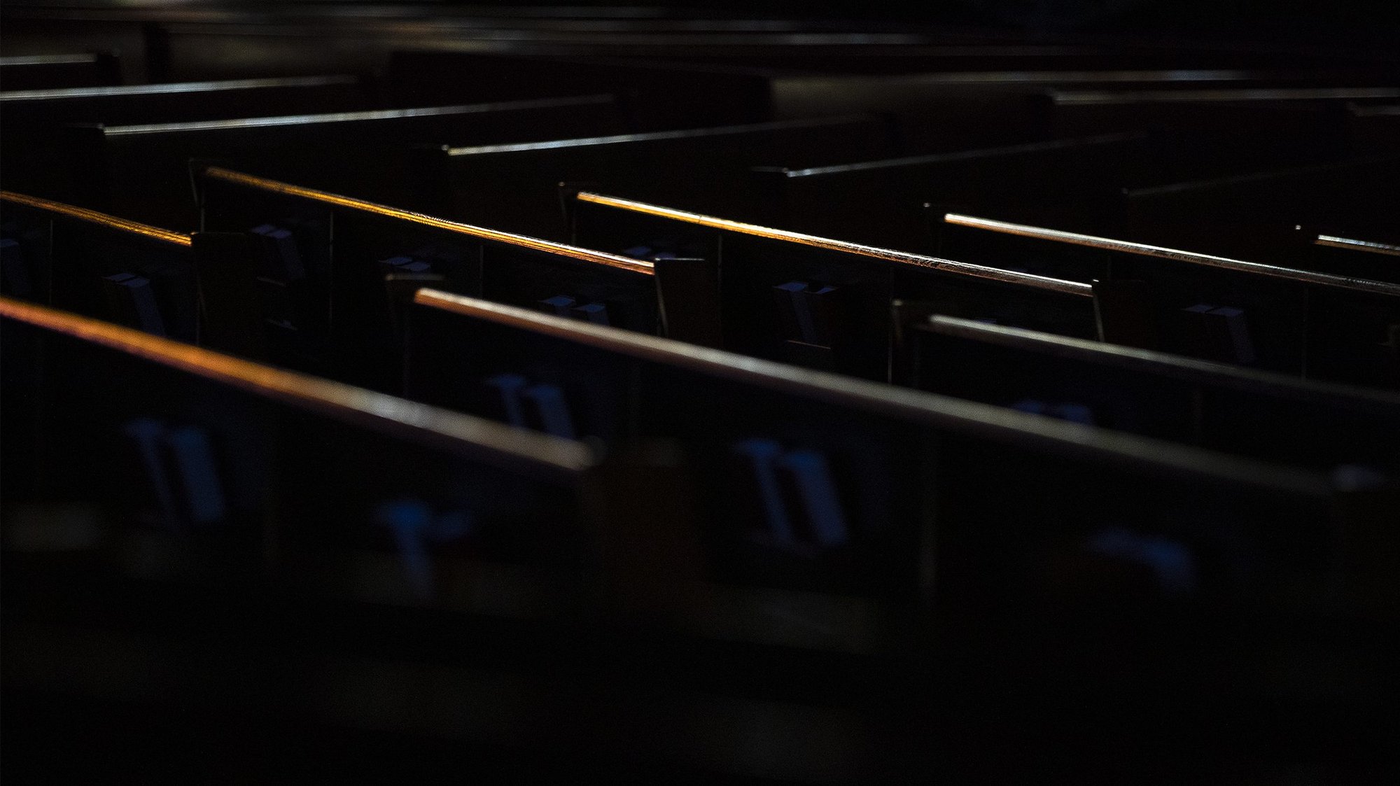 Pews are seen at the Church of the Good Shepherd in Camp Hill, Pa., May 7, 2019. (CNS photo/Tyler Orsburn)