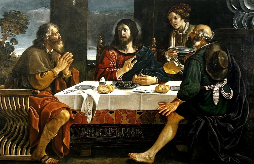 “The Supper at Emmaus,” by Paolo Antonio Barbieri, 1603-1649, Italian. (Wikimedia Commons)