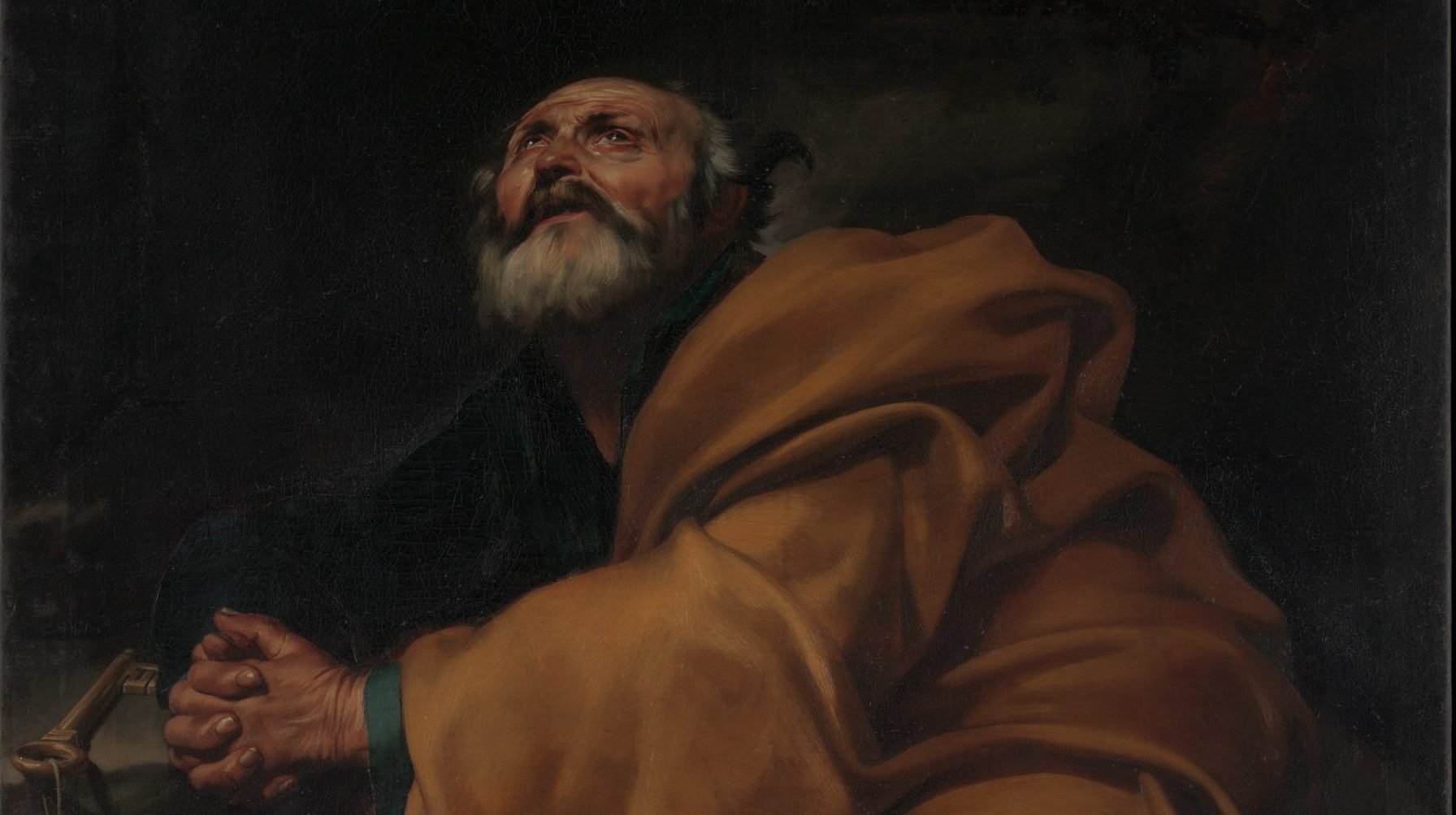 "The Tears of Saint Peter," by Jusepe de Ribera, c. 1612–13. (Metropolitan Museum of Art)
