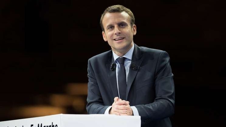 Emmanuel Macron. (Frederic Legrand, COMEO/Shutterstock via CNA)