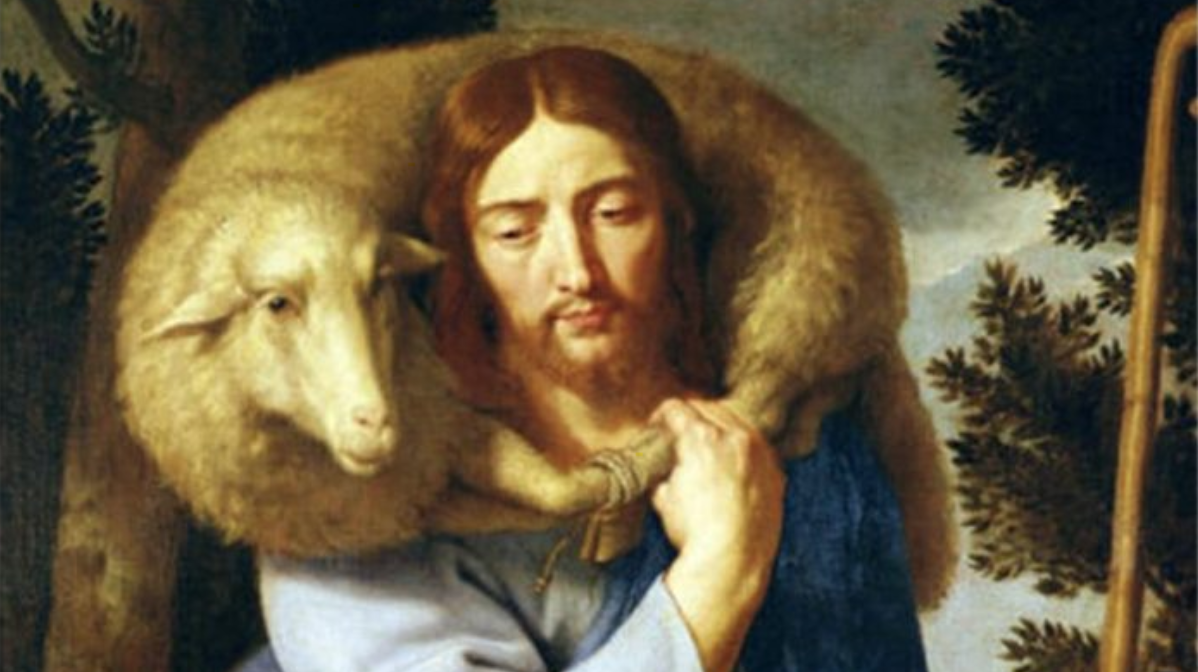 “Good shepherd,” by Jean Baptiste de Champaigne, 1631-1681, Flemish.