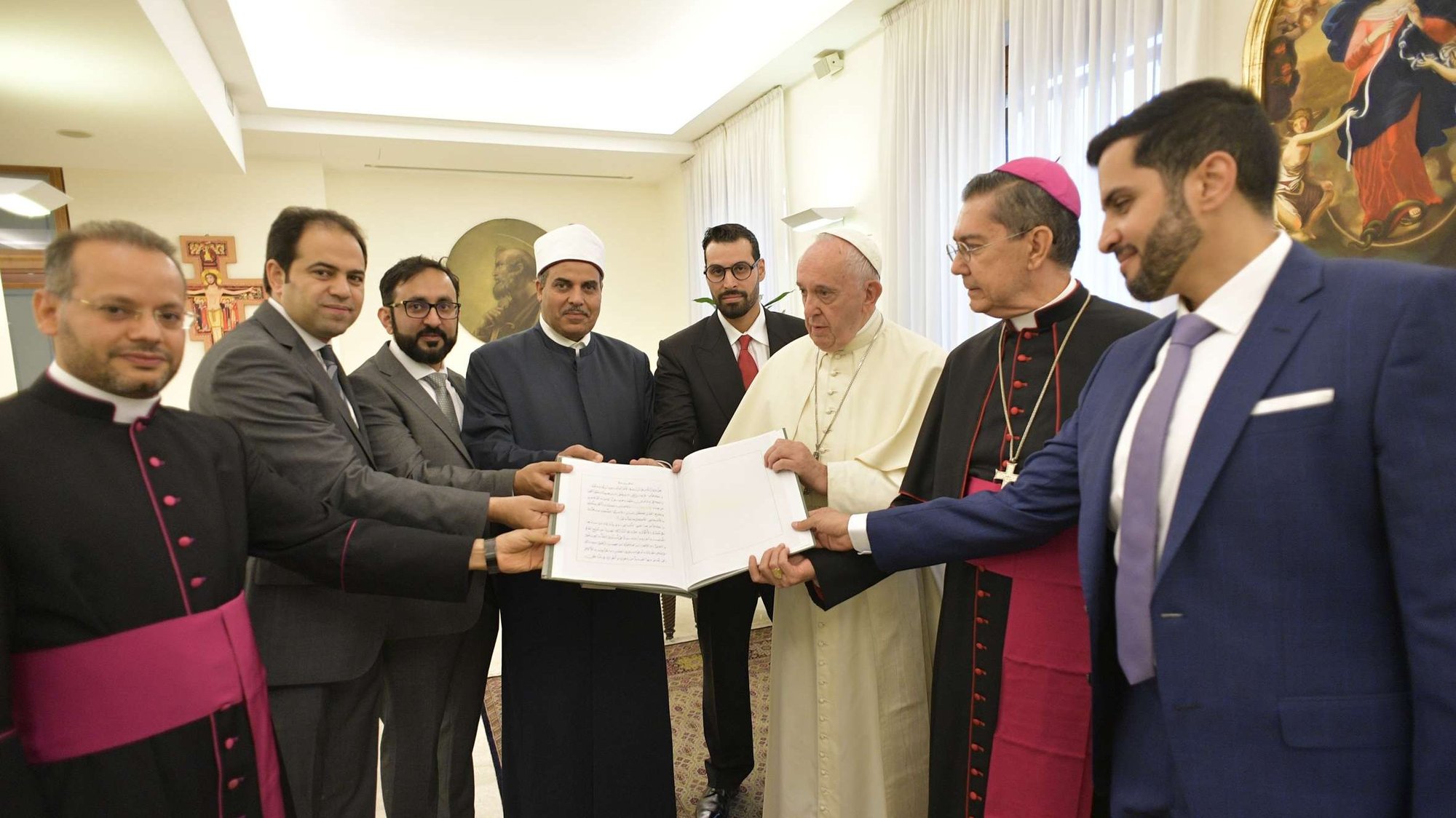 The Higher Committee of Human Fraternity meets at the Vatican, Sept. 11, 2019. (Vatican Media via CNA)