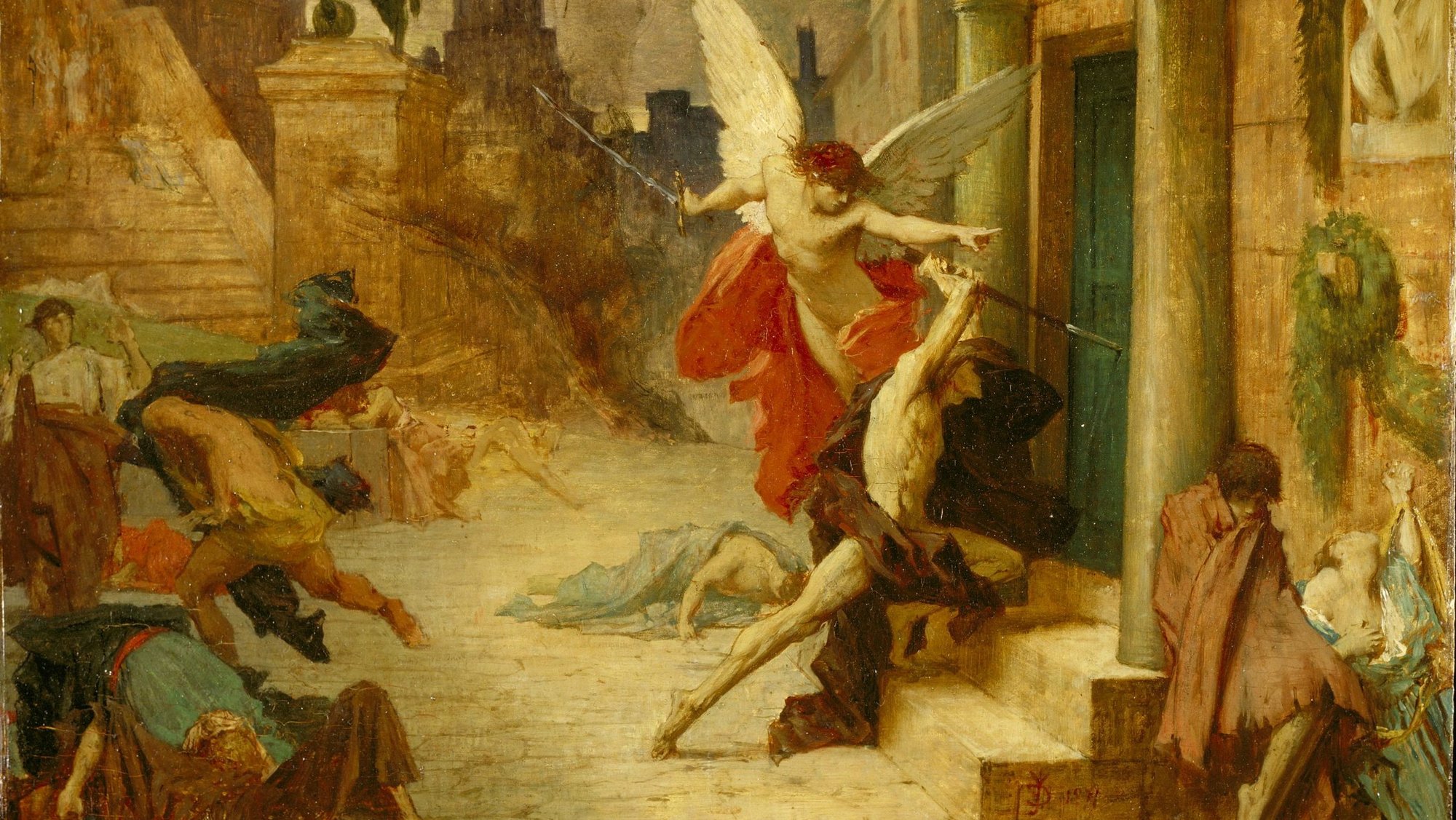 "Plague in Rome," by Jules-Élie Delaunay, 1869. (Minneapolis Institute of Arts/Wikimedia Commons)