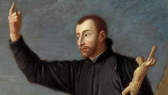 "St. John Francis Regis preaching," Michel Ange Houasse, 18th century. (Wikipedia)