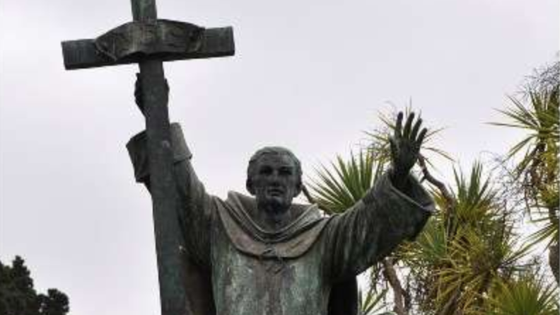 Statue of St. Junipero Serra in Golden Gate Park. (scupperssf/wikimedia. BY CC 2.0 via CNA)