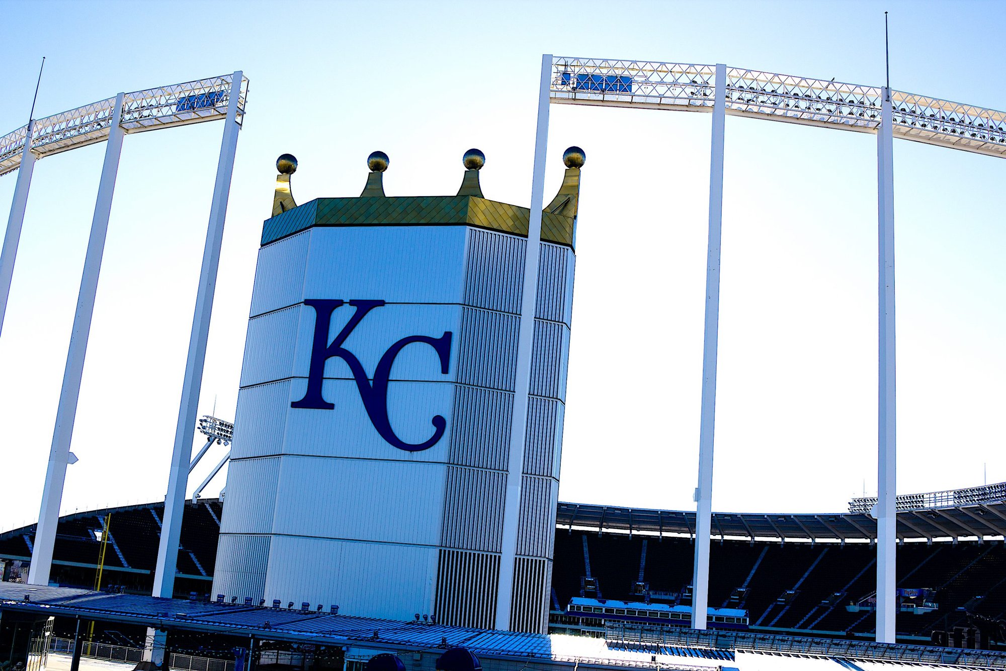 Kauffman Stadium, the home of the Kansas City Royals baseball team. (Shutterstock)