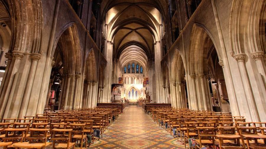 Interior of St. Patrick's Cathedral, Dublin. (Sergey Olegovich/Shutterstock via CNA)