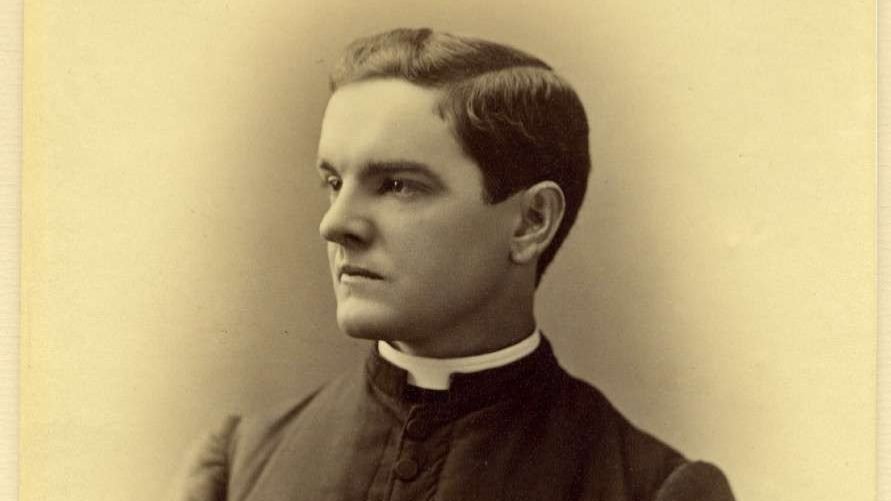 Portrait of Father Michael J. McGivney by John Tierney. (Knights of Columbus Multimedia Archives via CNA)