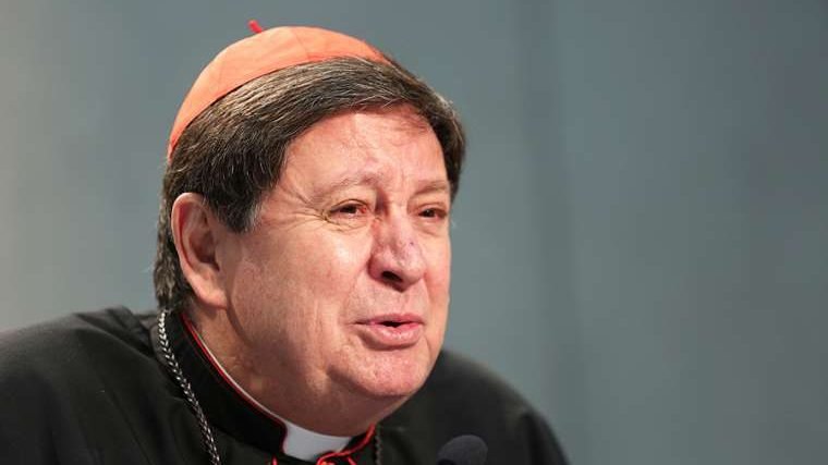 Cardinal João Braz de Aviz, prefect of the Congregation for Institutes of Consecrated Life, at the Holy See press office, Dec. 14, 2015. (Daniel Ibáñez/CNA)
