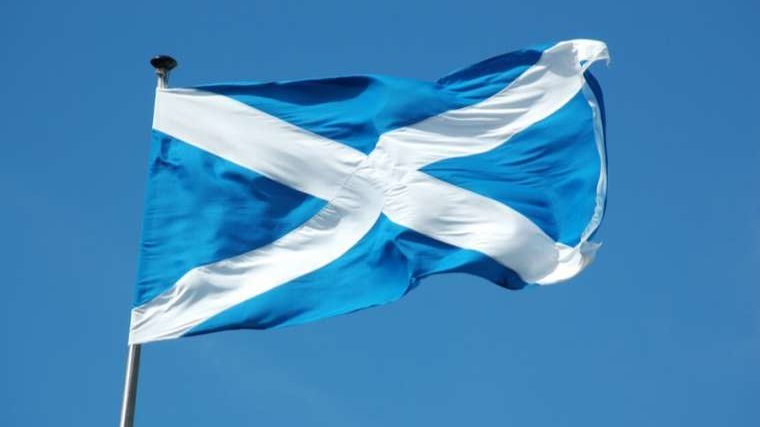 The flag of Scotland. (Shutterstock via CNA)