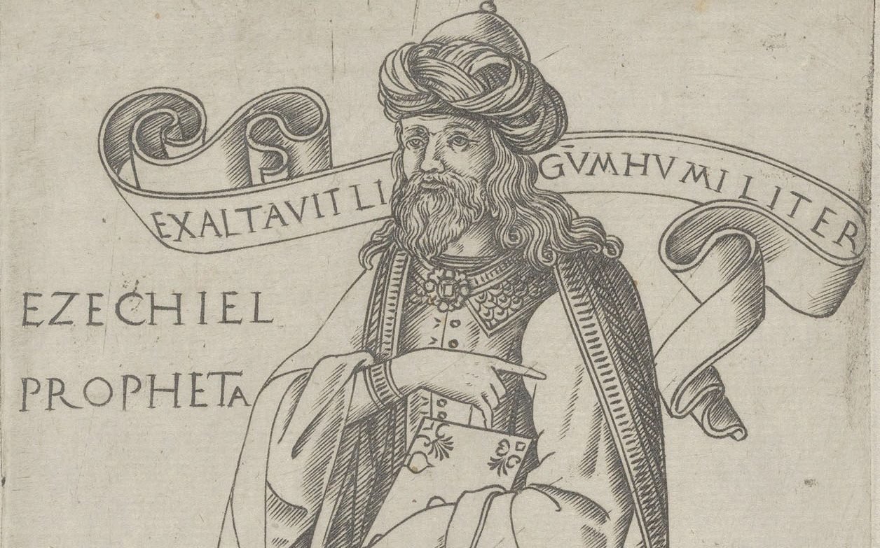 Ezekiel engraving by Francesco Rosselli (Florence, 1448–1508). (Metropolitan Museum of Art)