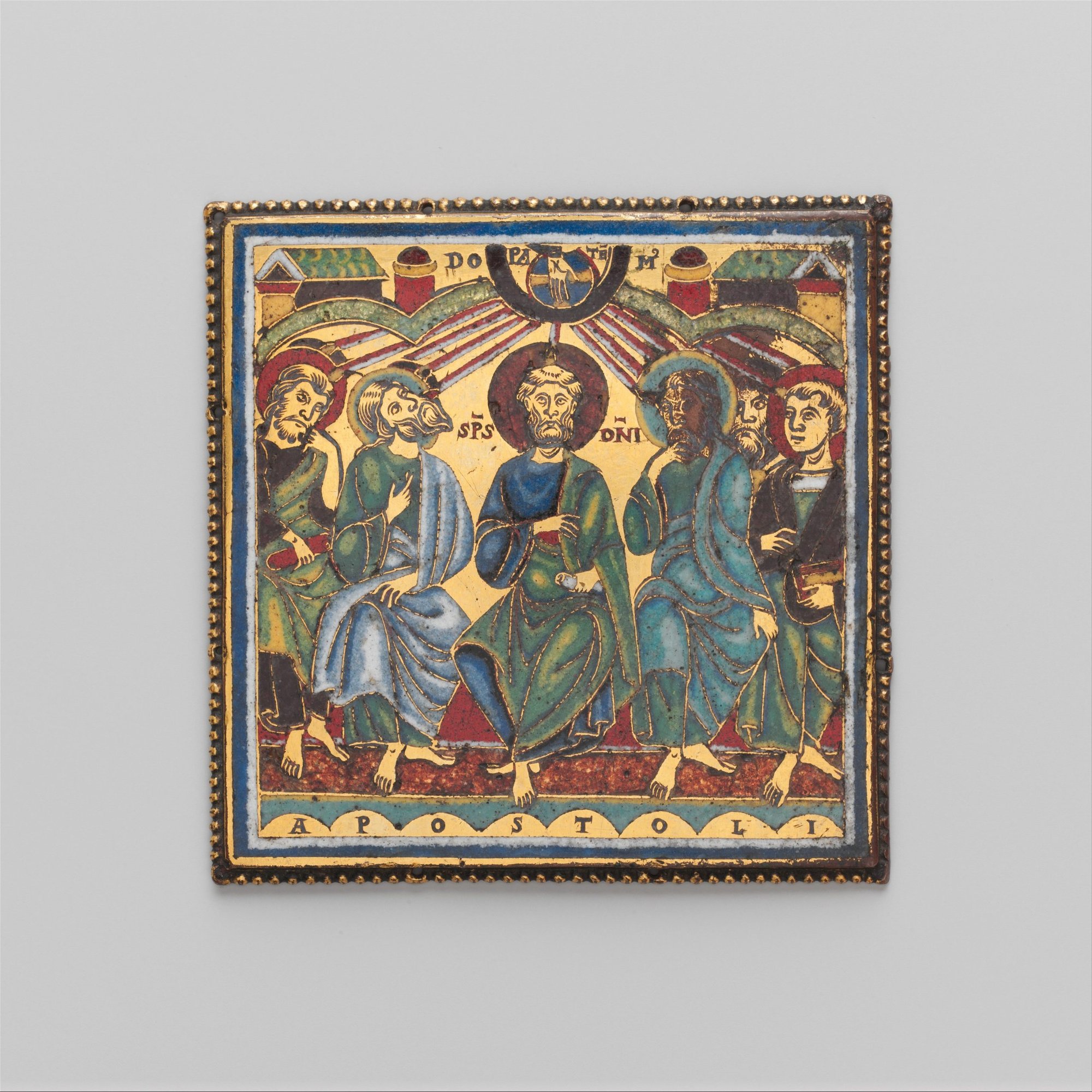"Plaque with the Pentecost," ca. 1150–75. (Metropolitan Museum of Art)