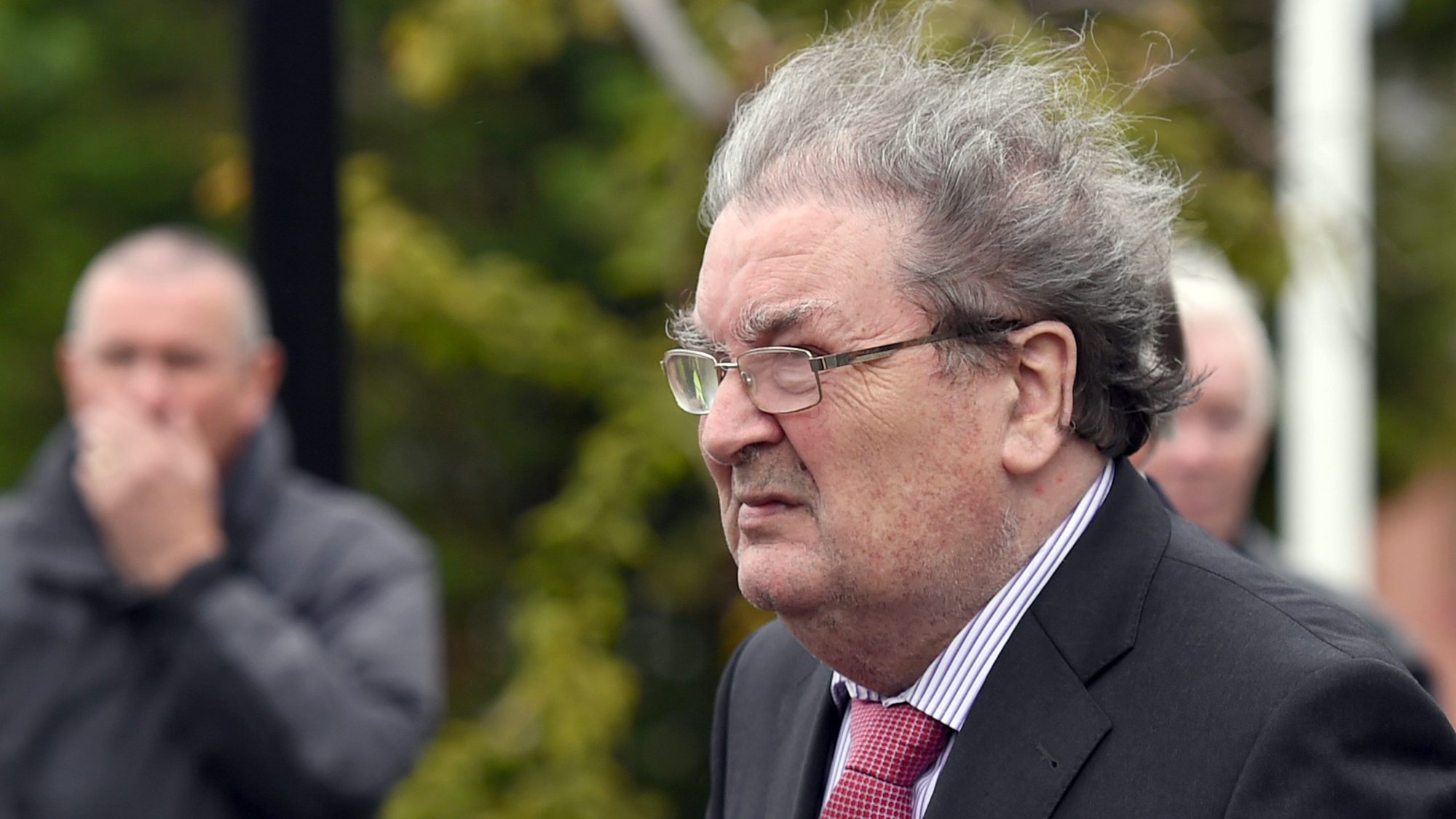 Northern Ireland political leader John Hume, pictured in a file photo, died at age 83 Aug. 3, 2020. Irish Catholic leaders praised the Nobel Peace Prize winner as a champion of social justice. (CNS photo/Clodagh Kilcoyne, Reuters)