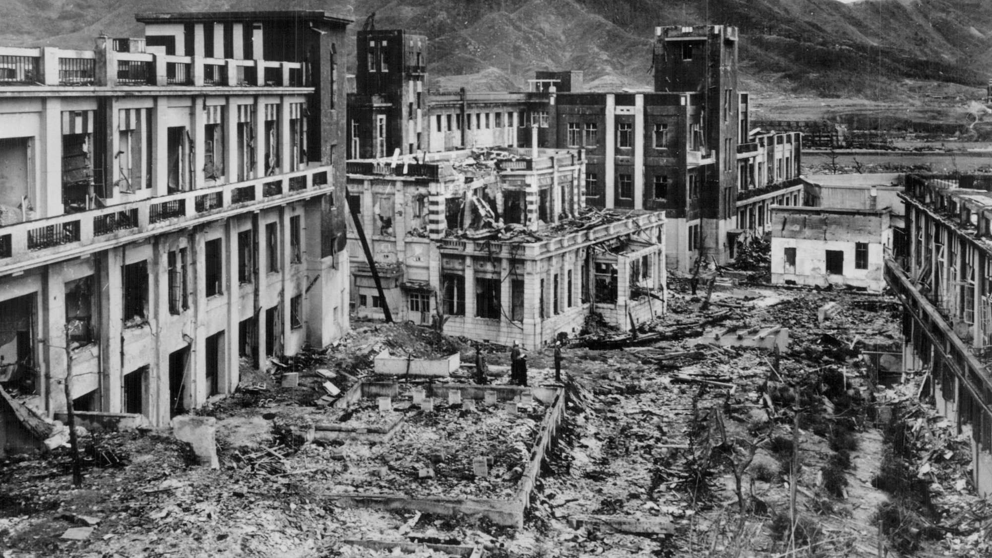 Nagasaki, Japan, is pictured four years after an atomic bomb was detonated over the city Aug. 9, 1945. A Vatican representative told an Aug. 26 online U.N. meeting that there is no moral case for continued nuclear weapon testing. (CNS photo/Milwaukee Journal Sentinel files, USA TODAY NETWORK via Reuters)