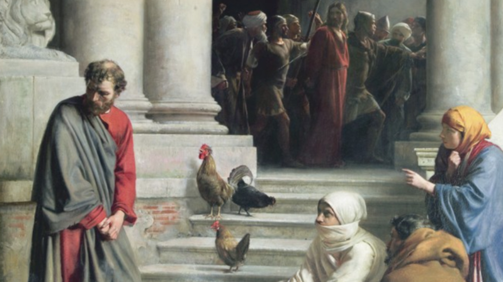 "The Denial of Peter," by Carl Heinrich Bloch. (Wikimedia Commons)