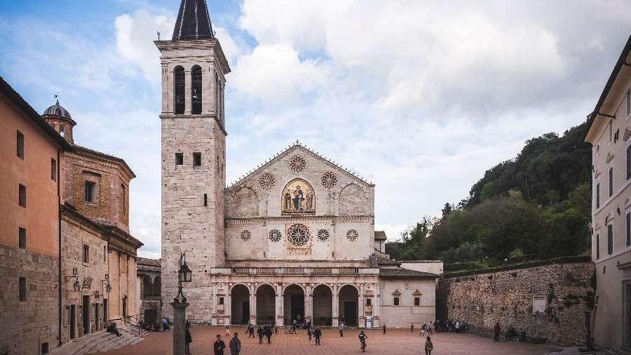 Spoleto Cathedral in Umbria, central Italy. (Nando1985/Shutterstock via CNA)