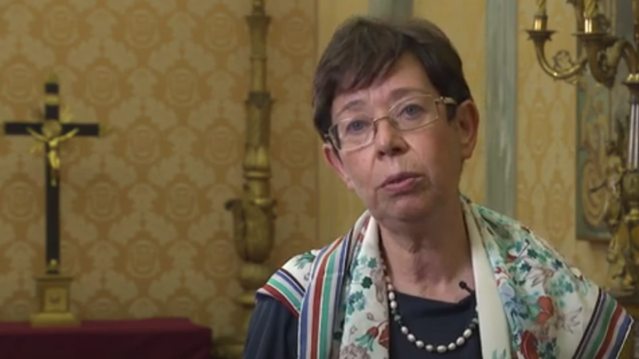 Francesca DiGiovanni, an undersecretary for multilateral affairs in the Vatican Secretariat of State. (Screengrab from Holy See UN YouTube channel via CNA)
