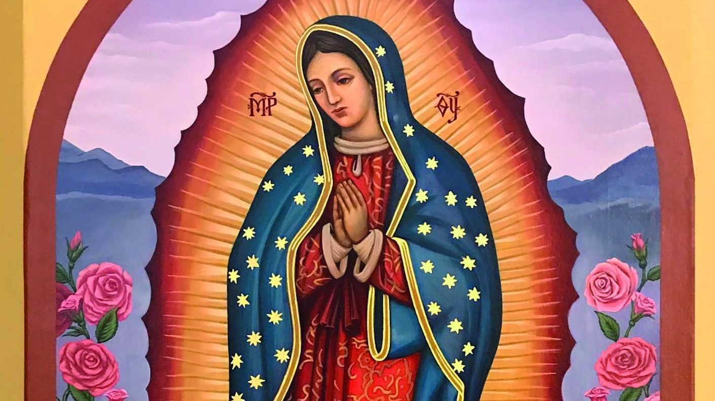 An icon of Our Lady of Guadalupe in St. Mary Church in Whiting, Indiana. (Catholic News Service/Laura Ierachi, Horizons)